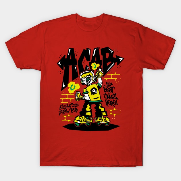 Beat Wuz Here v2 T-Shirt by demonigote